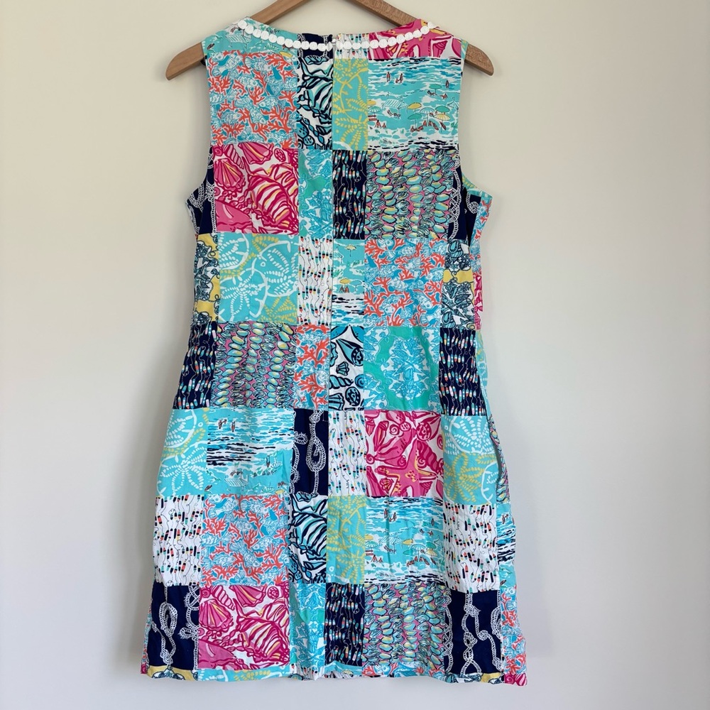 Lilly Pulitzer Sailor Patch Shift Dress 12 - Picture 7 of 11